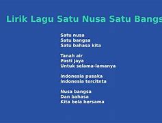 Apakah Satu Nusa Satu Bangsa Termasuk Lagu Wajib